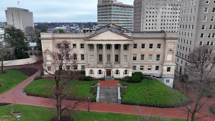 Edificio governativo nel complesso del Campidoglio di Richmond, Virginia