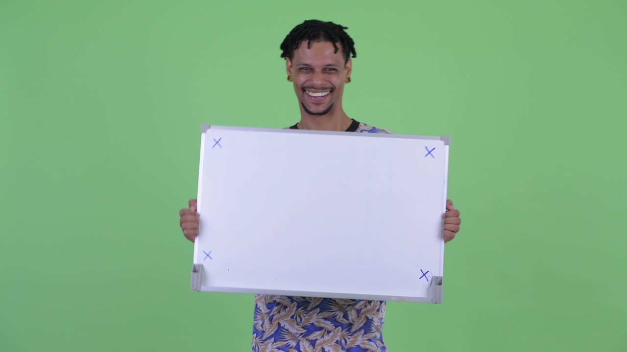 Young handsome African man with dreadlocks