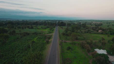 road trip in moshi- arusha highway in east arica