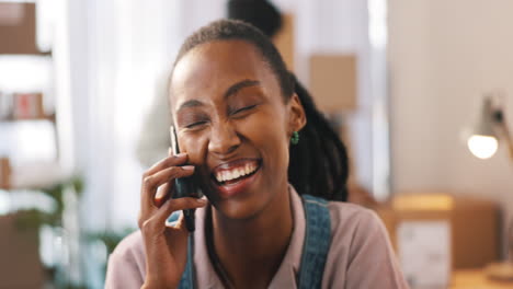 phone call, ecommerce and female business owner
