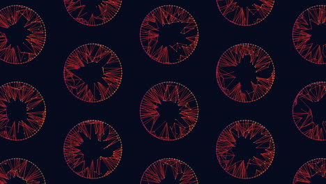 Digital-futuristic-circles-pattern-with-neon-dots-and-grid-on-black-gradient