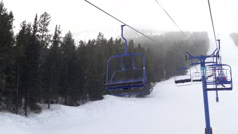 chairlift at a ski hill during midday