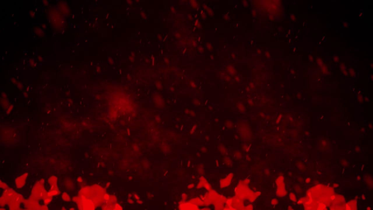 불타는 뜨거운 불꽃, 불꽃, 화염, 가스, 3d 애니메이션, 그라디언트 배경, 움직이는 입자, 모션 그래픽, 시각 효과, 색상, 어두운 피, 빨간색