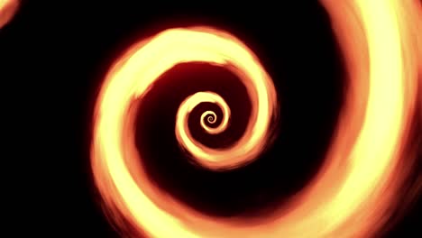 hypnotic spiral spinning fire deroste