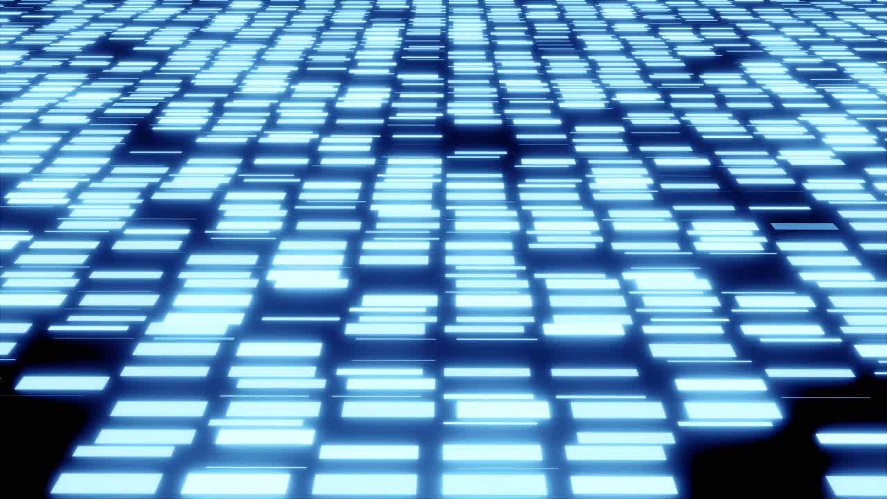 Dynamic Abstract Blue Light Grid Technology Background