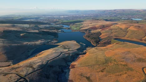 Drohnenaufnahmen-Von-Saddleworth-Moor,-England