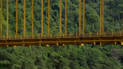 usumacinta river and bridge in chiapas, mexico