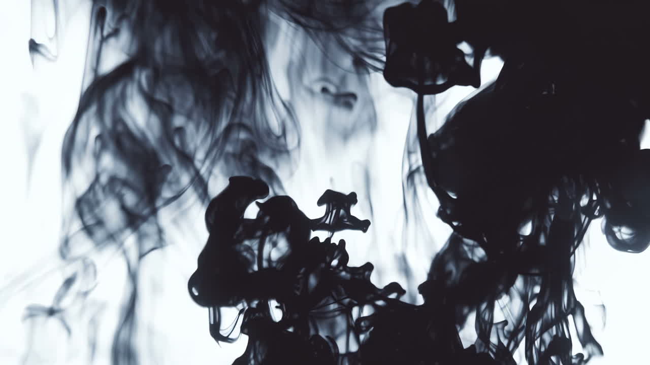 таинственный ландшафт китайская традиционная восточная цифровая художественная анимация, китайская ретро живопись чернилами туманная гора с цветами, деревьями, птицами, рекой на фоне тумана