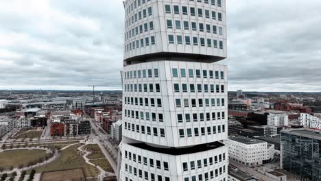 dronebeelden van malmö, zweden