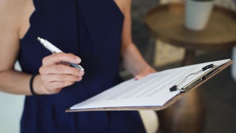 legal representative of a company signing a contract, concept of businesswoman and law, unrecognizable woman