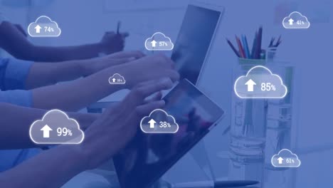 computación en la nube y los números aumentan