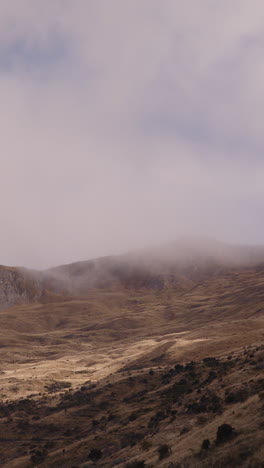 misty mountain landscape