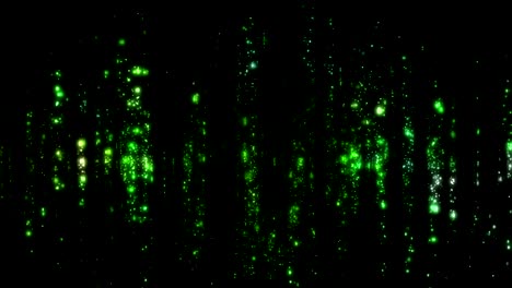 círculo de fondo de partículas brillantes de colores
