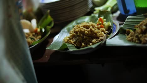 shot of a street vendor preparing their indonesian food