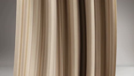 striped beige curtains