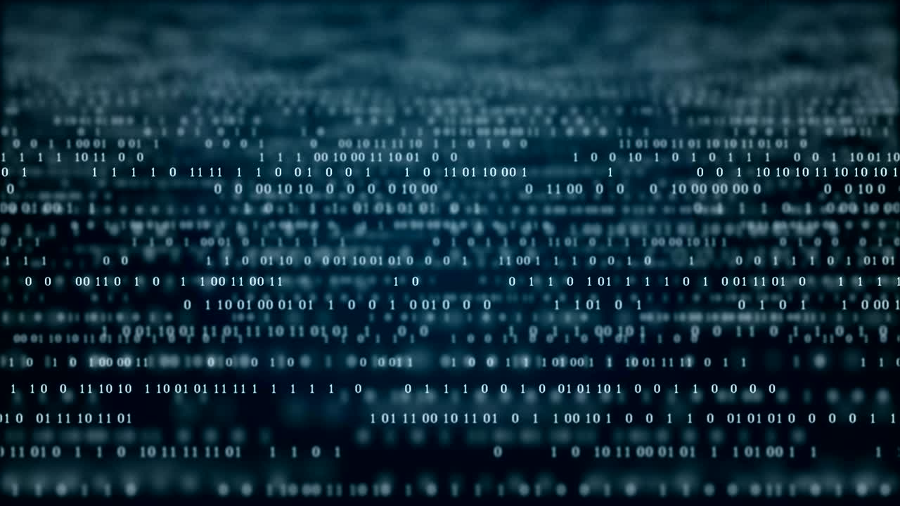 código binario de tecnología abstracta.