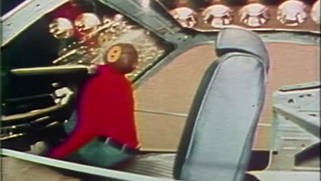 1970S CRASH TEST DUMMY WITHOUT SEAT BEAT DURING A TEST CRASHING