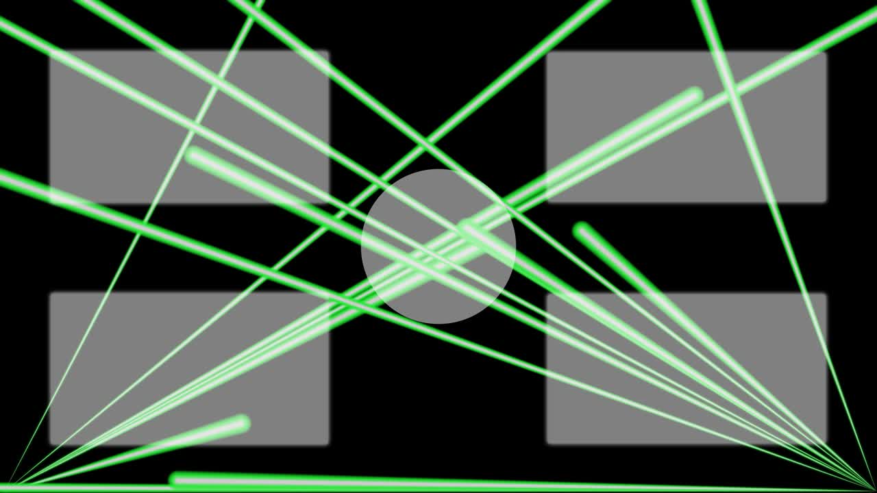 레이저 스테이지 세트  엔드 카드 엔딩 스크린 모션 그래픽