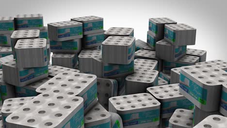 bucle de rotación del papel higiénico
