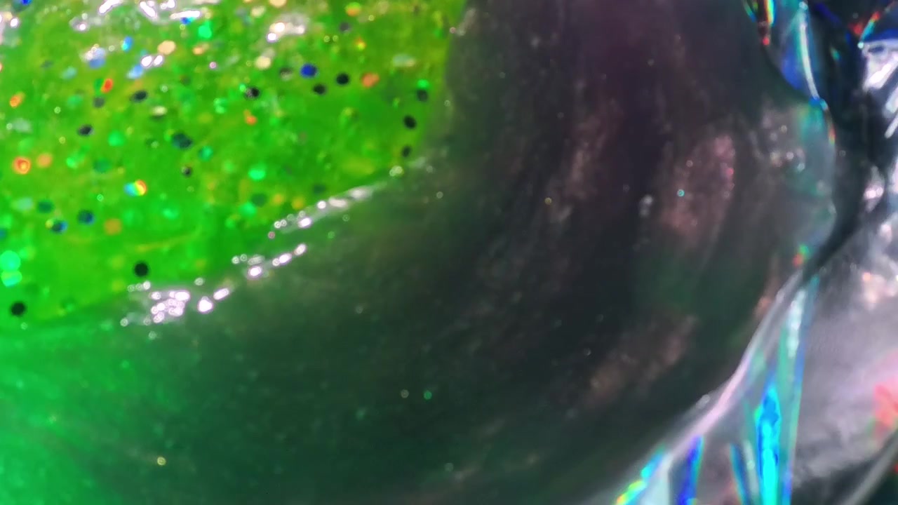 Tekstur Slime Glitter Close-Up