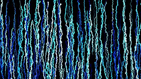 abstract creative looped bg con líneas rizadas como senderos azules en la superficie. las líneas forman un patrón giratorio como ruido de rizado. abstract 3d looping flowing animation as bright creative festive bg