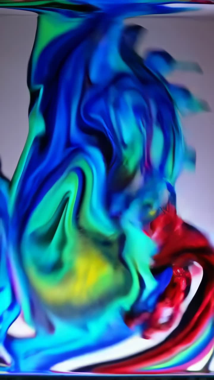 Vibrant Abstract Liquid Swirls