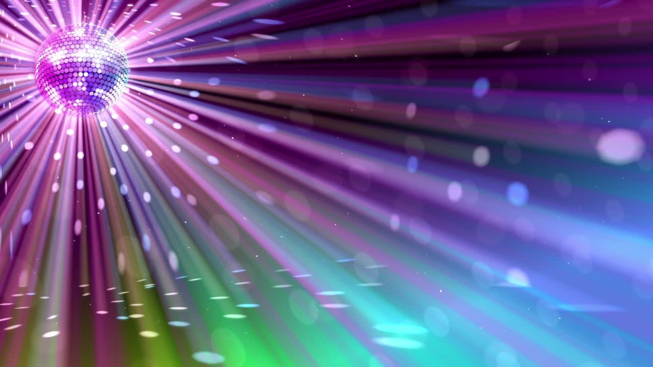 bola de espejo disco luces club de baile fiesta brillo de fondo