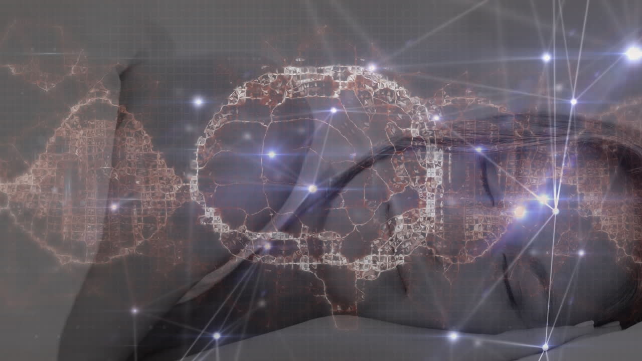 뇌의 애니메이션과 데이터 처리, 하색 여성의 잠