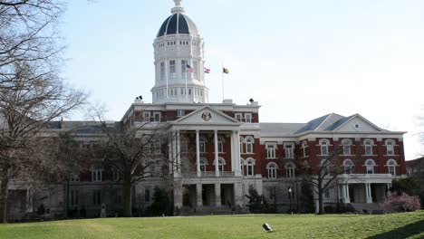 wide shot of old dome shaped style building