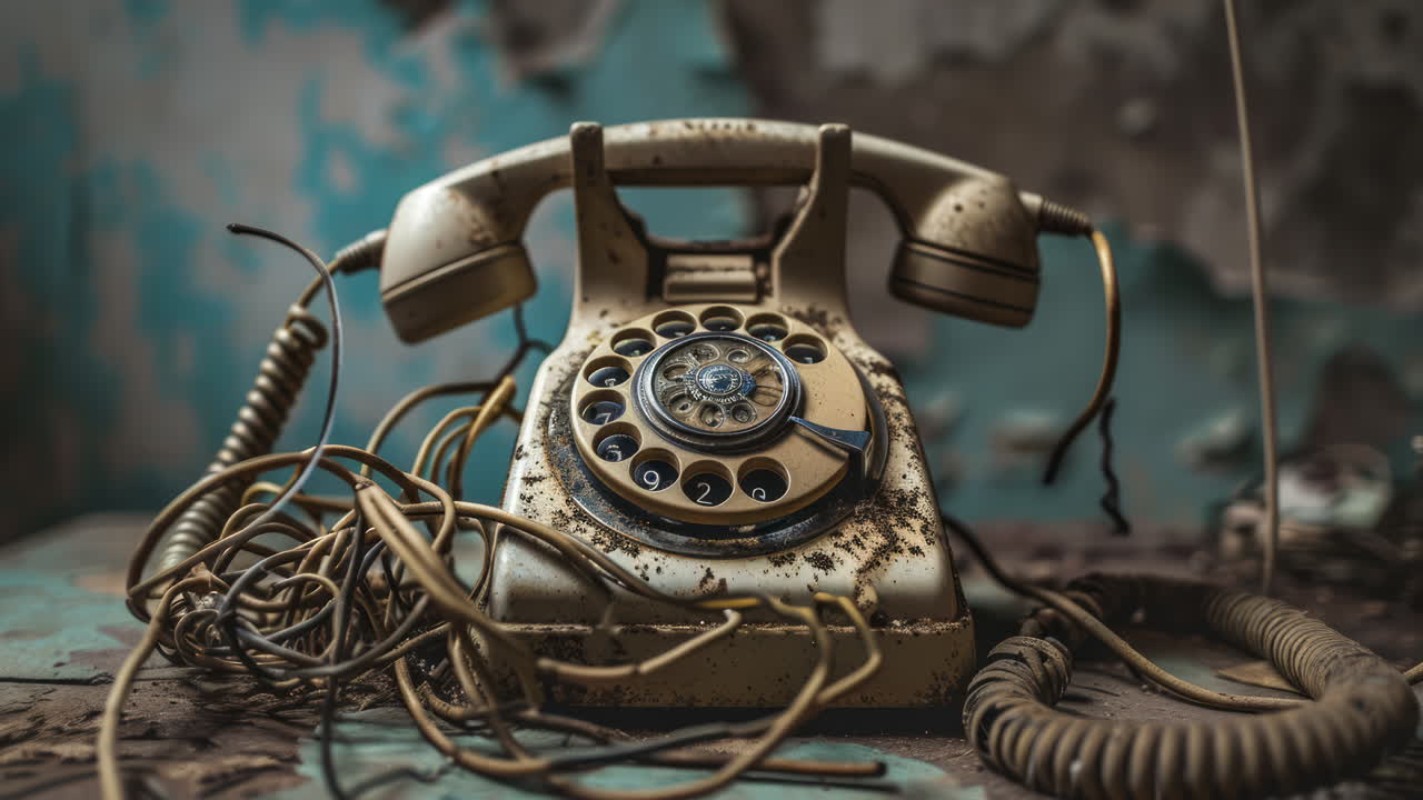 teléfonos rotativos retro