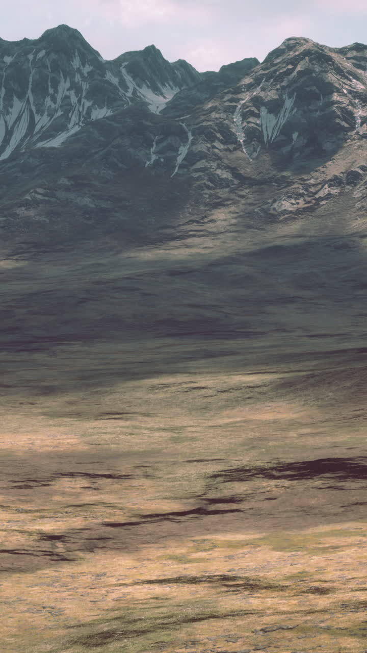 montañas y un campo de hierba