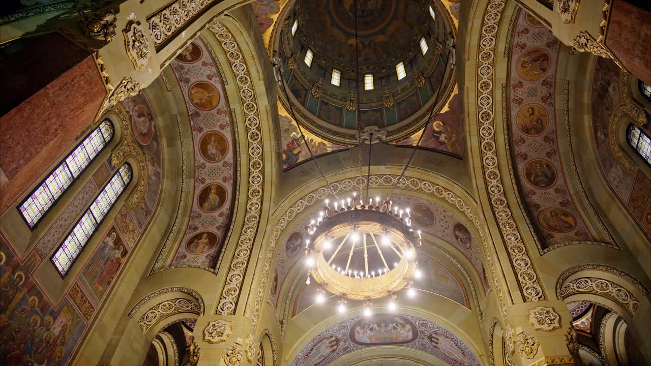 The inside of the Crowning's Cathedral in Alba Iulia, Romania