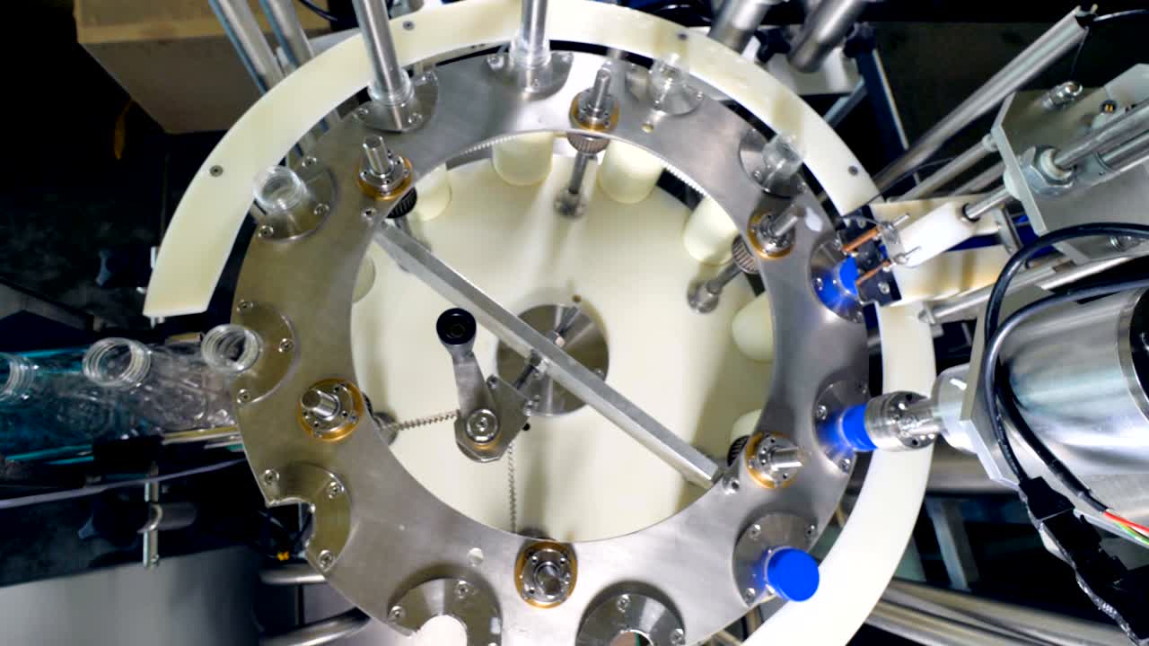 우유 병화 및 기 라인의 위쪽 전망.