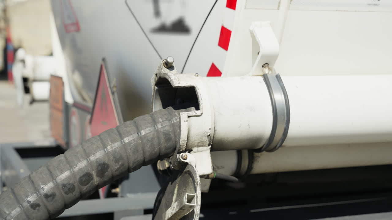 Tubi di autocisterna per il trasferimento di diesel a una stazione di servizio europea