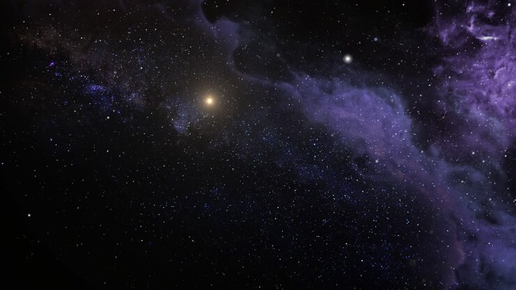 4k beauty of universe universe and nebula clouds