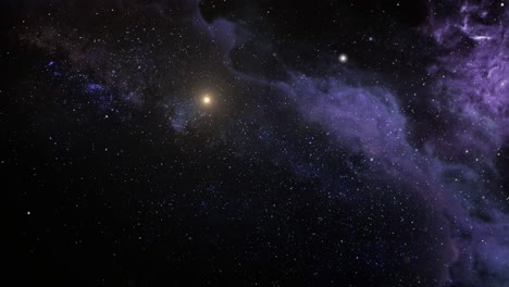 4k belleza del universo universo y nubes de nebulosas