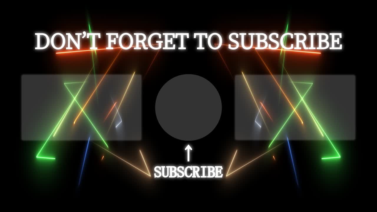 멋진 엔딩 카드 엔딩 스크린 모션 그래픽