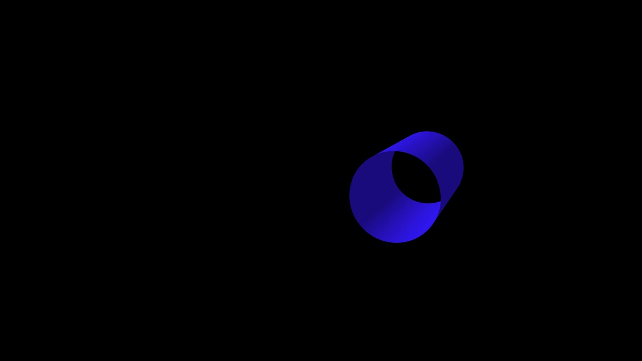 Cylinder destruction CG animation motion graphics