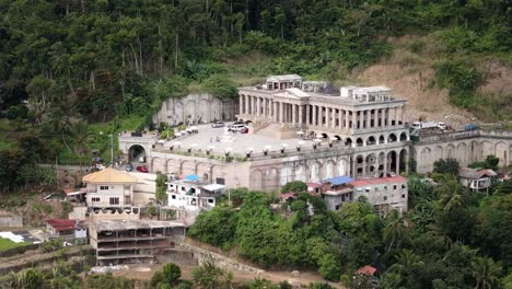 static aerial. temple of leah. cebu city