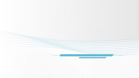 white and blue interface style animation