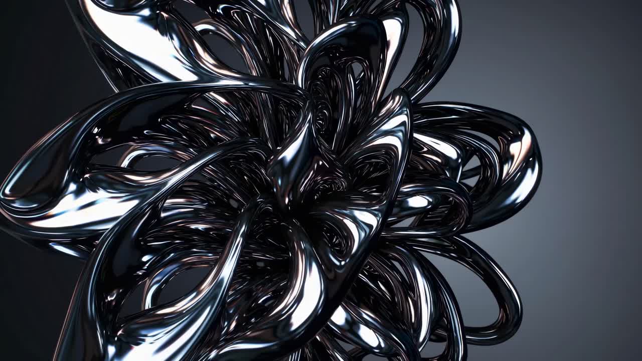 Abstract Metal Fluid Forms