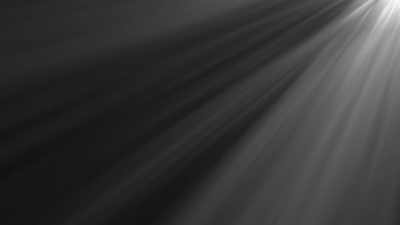 Cinematic Light Rays Moving on Dark Background