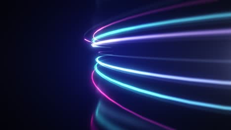 abstract neon light streaks motion background