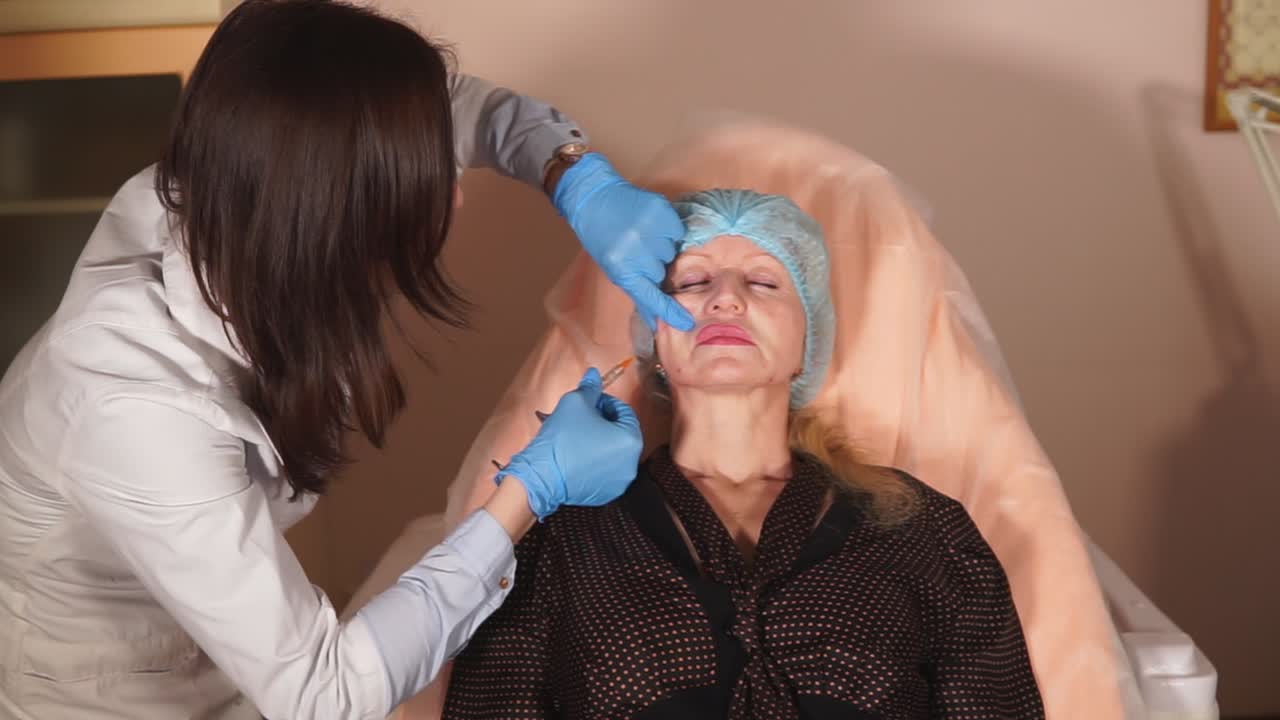 procedimiento de inyección cosmética