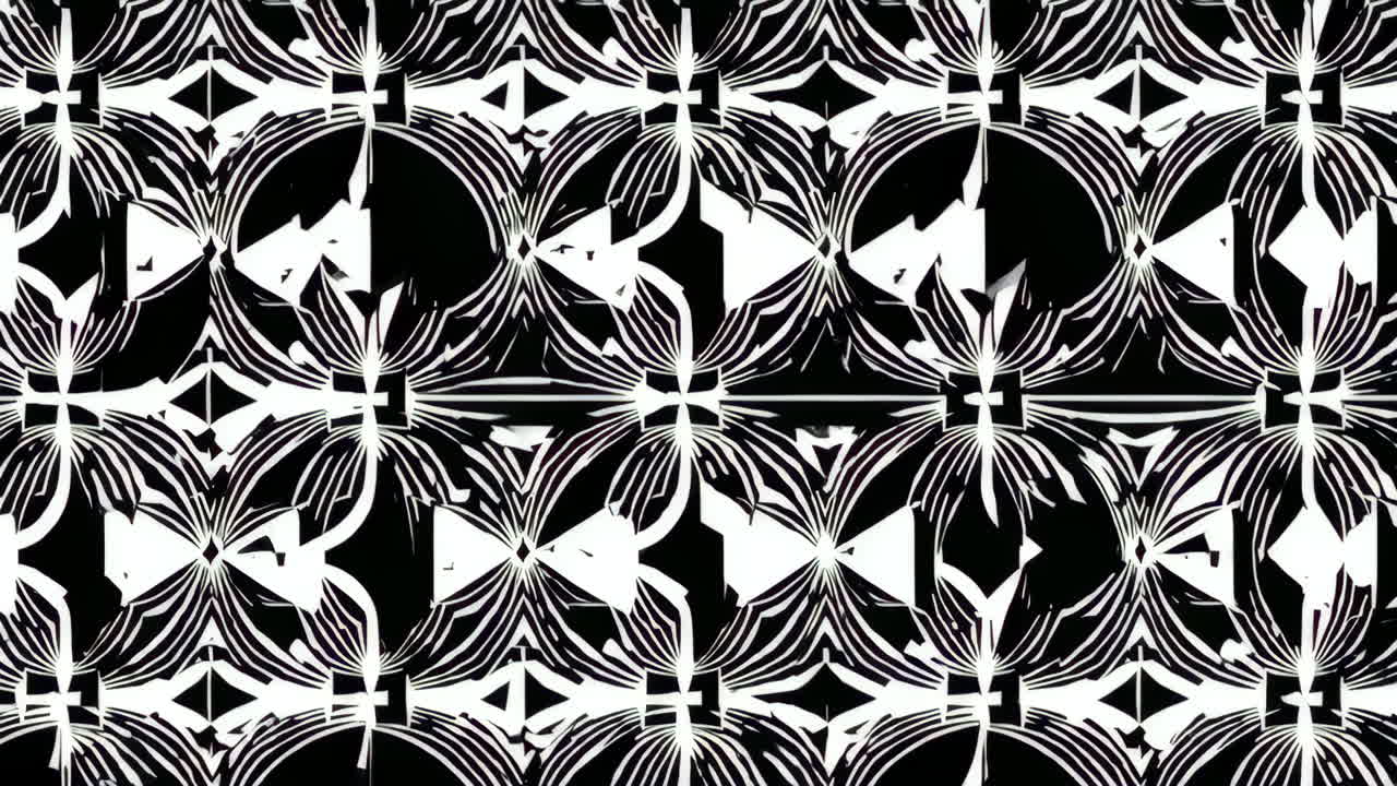 patrón geométrico abstracto en blanco y negro