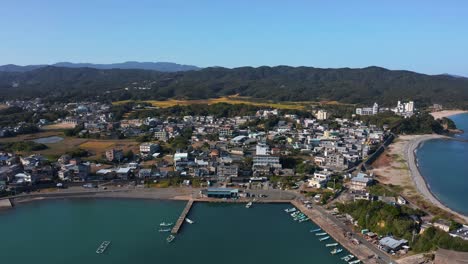 small japanese seaside town, osatsu in toba