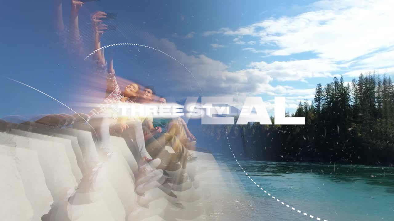 Dynamic Scenes of Active Lifestyles and Nature with Visual Effects