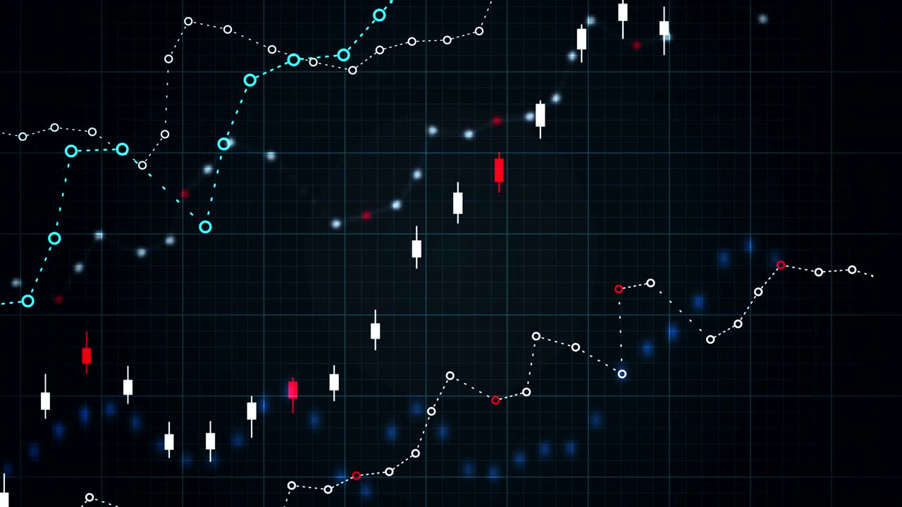 증가하는 이익을 보여주는 성장하는 금융 차트 및 그래프. 통계 개념.