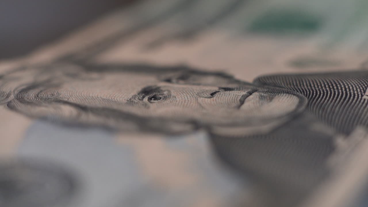 vista macro de un billete de veinte dólares - acercamiento aislado - estímulo, desempleo, $, andrew jackson, gobierno, social, clases