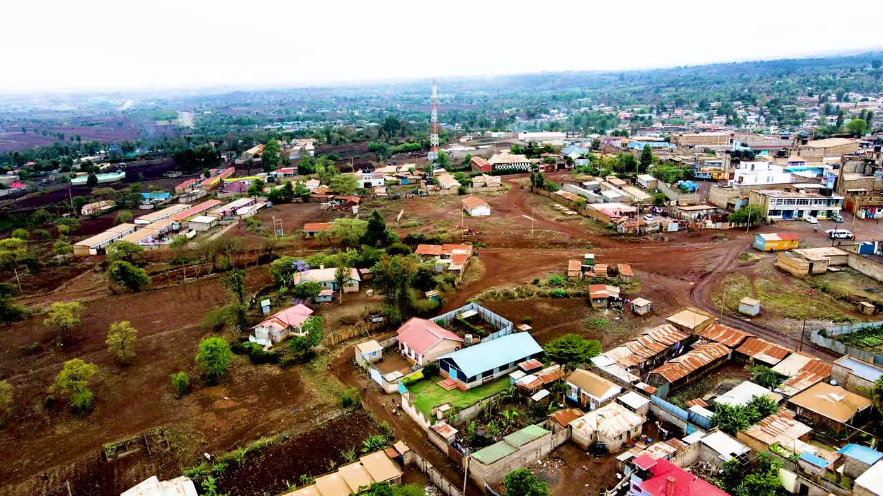 paesaggio urbano rurale di nairobi skyline della città del kenya